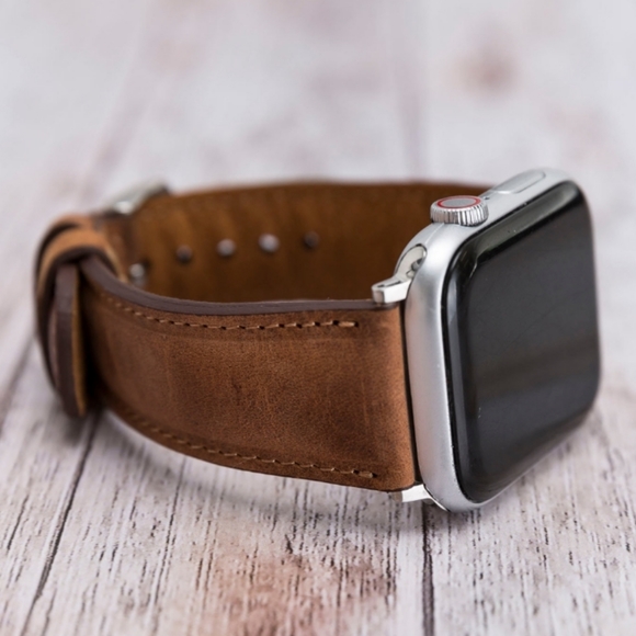 SOLD•OUT! Apple Watch Premium Leather Men's Band - Picture 10 of 10